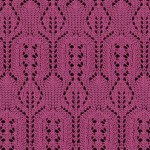 Beautiful lace panel knitting stitch