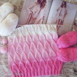 Pink ombre fancy easy stitch