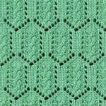 Cable in Lace Diamonds