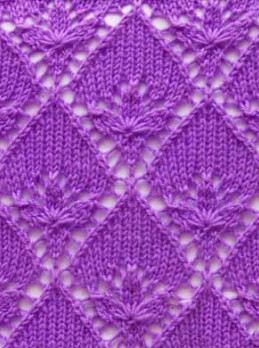 Flower Triangle lace - Knitting Kingdom