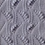 Japanese Waves, Lace and Bobbles Stitch