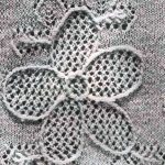 Lace flower panel