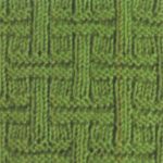 Unique Basketweave knitting pattern stitch