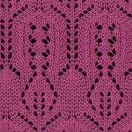 Lady lace knitting pattern stitch