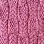 Moss Cable Stitch Free Knitting Pattern