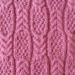 Moss Cable Stitch Free Knitting Pattern