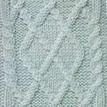 Argyle cable motif knitting stitch