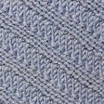 Diagonal Knit & Purl Knit Stitch