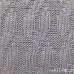 Faux Cable knit pattern