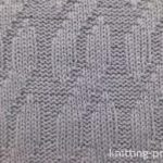 Faux Cable knit pattern