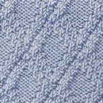 Easy Diamond Pattern Knitting Stitch