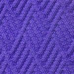 Triangle diagonal cabled knit stitch
