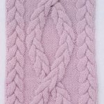 Big braided cable panel knitting stitch