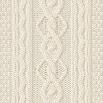 Cable Columns and Long Seed Stitch Knit Pattern