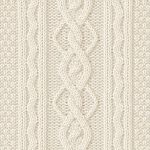 Cable Columns and Long Seed Stitch Knit Pattern