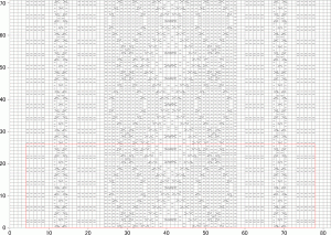 Diamond Cables Panel Knitting Stitch Chart Knitting Kingdom Diamond Cables Panel Knitting Stitch Chart Knitting Kingdom
