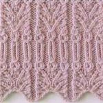 Intricate Lace Edge Knitting Stitch