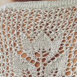 Tulip in an eyelet mesh free stitch pattern