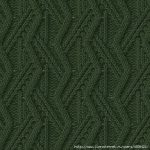 Vertical Cables Zig Zag Knit Stitch