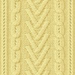 V's and Chains Cable Knitting Pattern