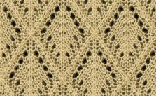 Lace Argyle Diamond Lace Knitting Stitch Free