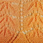 Upside-down Fan Columns Knitting Stitch