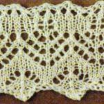 Fir Tree Lace Edge Knitting Stitch