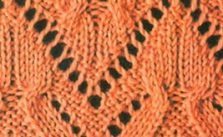 Cable and Lace Knitting Stitch