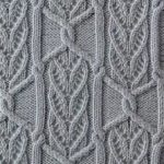 Continuous Cables and Lace Knit Stitch