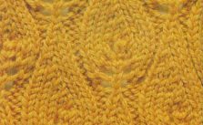 Flame Chart Knit Stitch