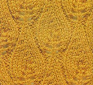 Flame Chart Knit Stitch
