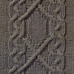 Frame Cable Panel Knitting Stitch
