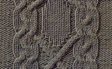 Frame Cable Panel Knitting Stitch