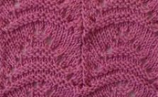 Garter Trees Knitting Stitch