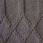 Interlinked Diamonds Knit and Purl Stitch