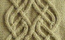 Intricate Cable Panel Knit Stitch