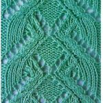 Knitted Lace Panel Stitch