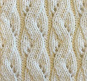 Mock Cable Eyelet Knit Stitch Knitting Kingdom Mock Cable Eyelet Knit Stitch Knitting Kingdom
