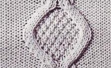 Oval Cable Knitting Panel Stitch