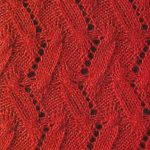 Strange Chevron Free Knitting Stitch