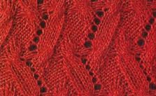 Strange Chevron Free Knitting Stitch