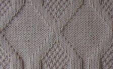 Vertical Diamonds Knit and Purl Stitch