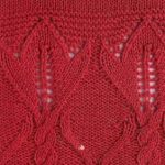 Lace Leaf and Cable Knitting Stitch