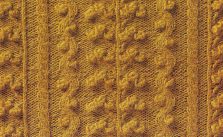 Bobble panel Knit Stitch