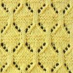 Eyelet Oval Lace Knitting Stitch