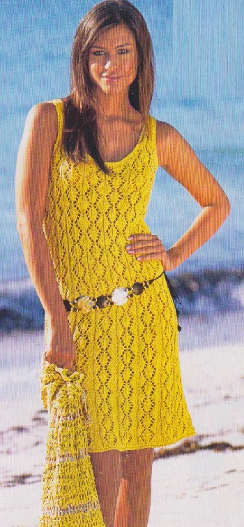 Lace Sun Dress Knitting Pattern - Knitting Kingdom