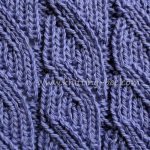 Ribbed Lace Free Knitting Stitch