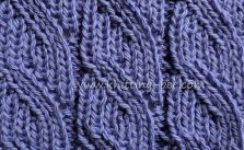 Ribbed Lace Free Knitting Stitch