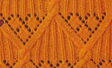 Ribbed Diamond Knitting Stitch