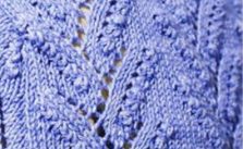 Bobble Lace Vines Knitting Stitch